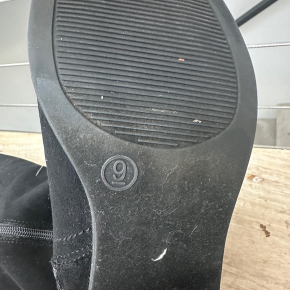 Target Black Suede Knee High Boots | Winter Chic | Size 9 - Picture 10 of 10